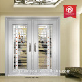 Роскошные двери с двойным входом высококачественная стальная дверь с наружной дверью для продажи